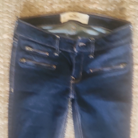 Hollister Blue Skinny Jeans Classic Denim Style - Picture 3 of 4